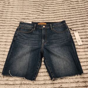 Dark wash Joe's jeans vintage stretch high waist shorts size 30, new with tags!